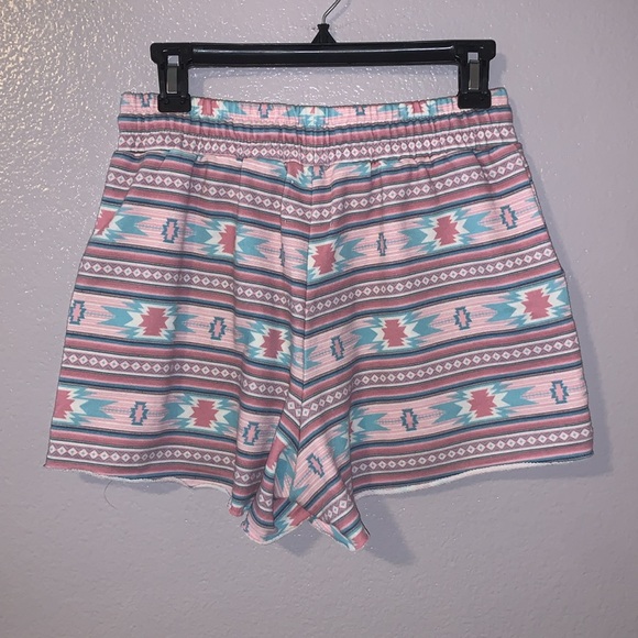 Range by Rock & Roll Denim Aztec Print Pull On Shorts - Picture 4 of 5